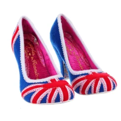 Iconic By Irregular Choice Platinum Patty