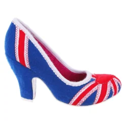 Iconic By Irregular Choice Platinum Patty