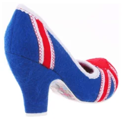 Iconic By Irregular Choice Platinum Patty