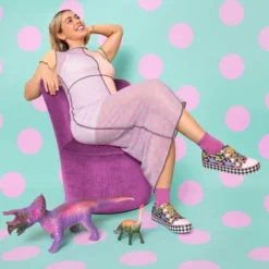 Irregular Choice Everything Gingham Surprise