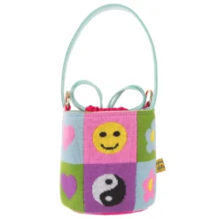 Irregular Choice Bags Stickers And Smiles Bag