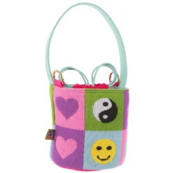 Irregular Choice Bags Stickers And Smiles Bag