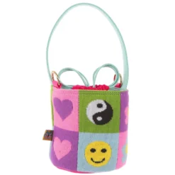 Irregular Choice Bags Stickers And Smiles Bag