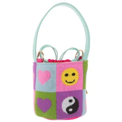 Irregular Choice Bags Stickers And Smiles Bag