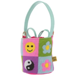 Irregular Choice Bags Stickers And Smiles Bag