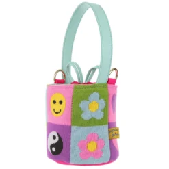 Irregular Choice Bags Stickers And Smiles Bag