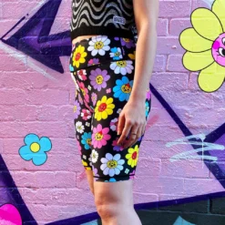 Irregular Choice Clothing Flower Dripping Shorts