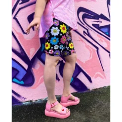 Irregular Choice Clothing Flower Dripping Shorts