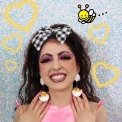 Irregular Choice X Everything Why You So Eggstra Earrings