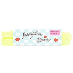 Irregular Choice Everything Shoe Laces Yellow