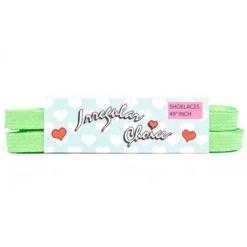 Irregular Choice Shoe Laces Green